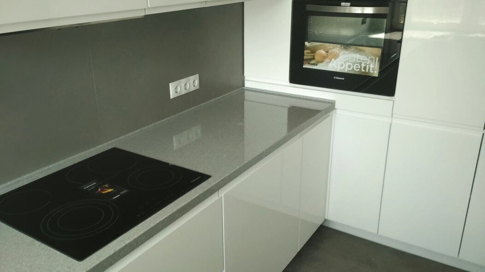 Акриловые кухни-Кухня МДФ в эмали «Модель 85»-фото2